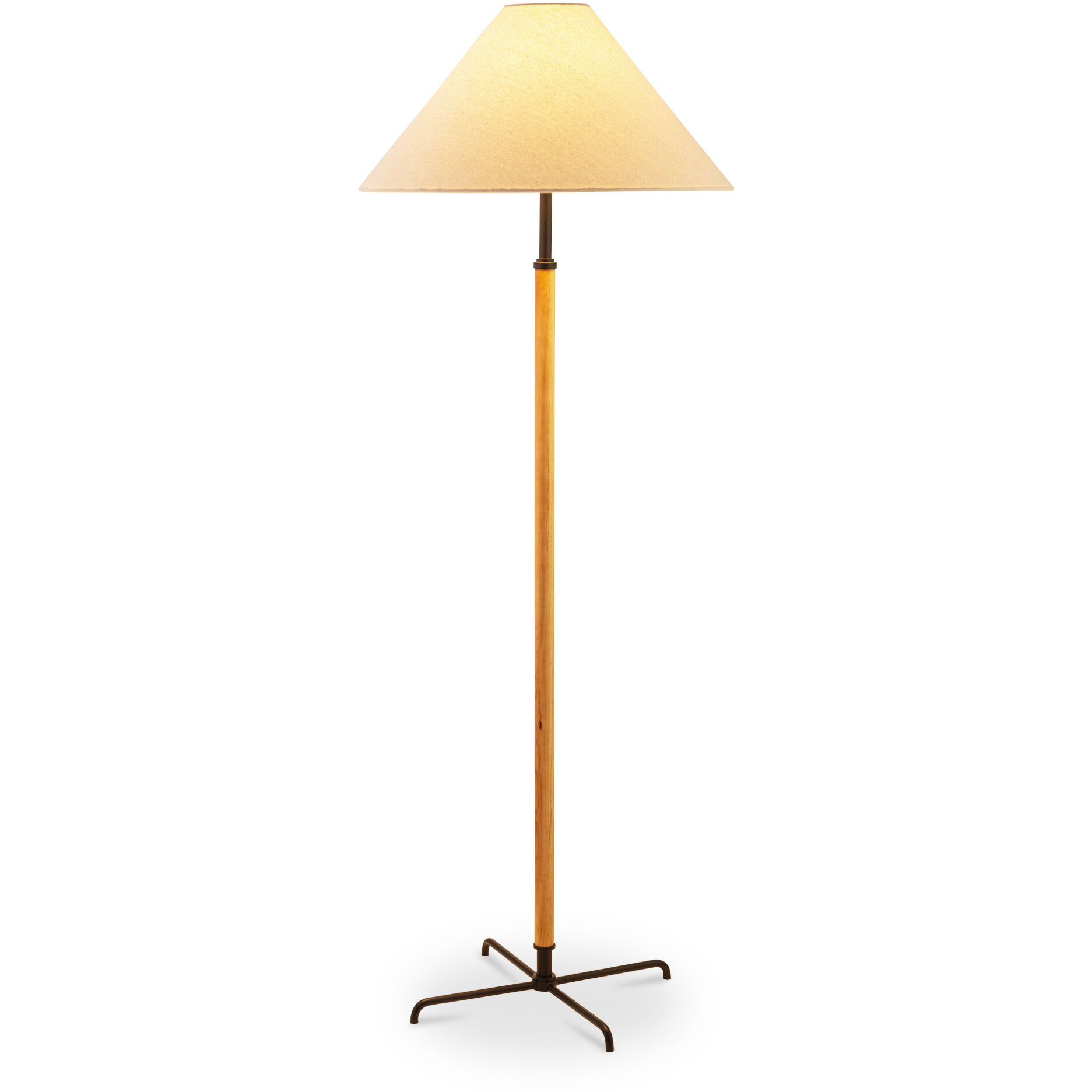 Oswin 57.13 inch 60.00 watt Natural Floor Lamp Portable Light